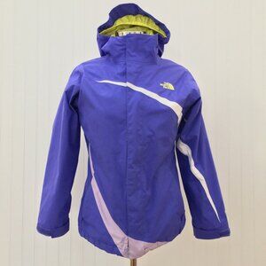 North Face Blue Raincoat Girls 14/16